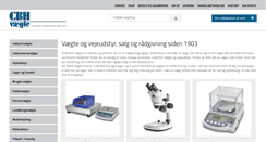 Desktop Screenshot of cbh-vaegte.dk